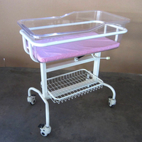 Utilisation de chariot de bébé d'hôpital de WEGO berceau infantile d'hôpital