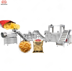 Ligne de production industrielle complète de frites surgelées entièrement automatique, machine de découpe, de friture et de congélation des bâtonnets de pommes de terre pour produits surgelés - Product Image 1