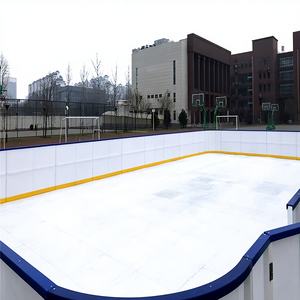 Dalles de sol pour terrains de sport, patinoires extérieures, planches de glisse, en PE découpé, autolubrifiantes, écologiques, résistantes aux UV - Product Image 1