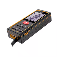 Télémètre laser portable 50 m avec écran LCD, format de poche et commutateur de mode de fonctionnement