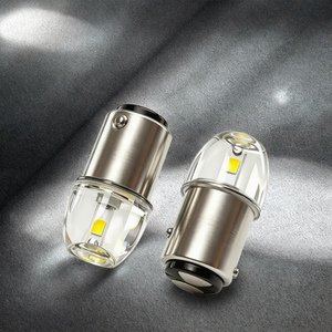 Lampadina LED OEM 3030 9SMD per Auto 1156 BA15S 1157 BAY15D P21W <span class=keywords><strong>P21</strong></span> 2.5W <span class=keywords><strong>12V</strong></span> 24V per Luci Diurne, Indicatori di Direzione e Freni - Product Image 2