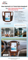 DVD GPS de voiture grand écran 2K Android 13 pour Lexus RX300 RX330 Old Harrier 11.8 pouces Carplay Multimedia 8/128 4G