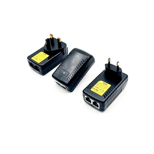 Adaptador de Corriente PoE de 220V con Enchufe de Pared, Inyector Ethernet RJ45, 56V <span class=keywords><strong>24V</strong></span> 12V Powerline <span class=keywords><strong>DC</strong></span> 48V 0.5A, Venta al Por Mayor de Fábrica - Product Image 3
