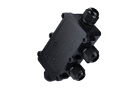 Boîte de jonction électrique étanche IP68 boîtier à 4 voies compatible divers types de câbles boîte de connexion d'instruments électroniques