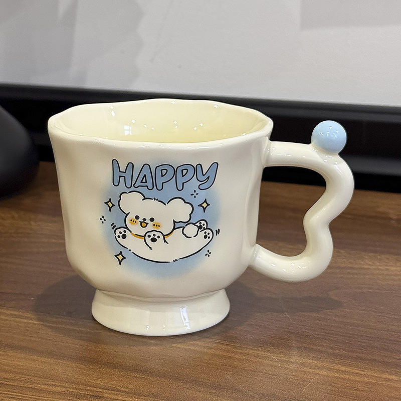 ถ้วยเดี่ยวสีฟ้า