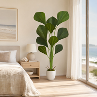 Grande plante artificielle en pot, palmier Sumatra, décoration nordique pour salon, verdure tropicale, vente en gros