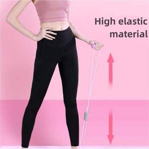 Logotipo personalizado brazo músculo ejercicio TPE 8 en forma de tensión elástica Yoga Pilates cuerda 8 palabra pecho expansor tubo elástico - Product Image 4