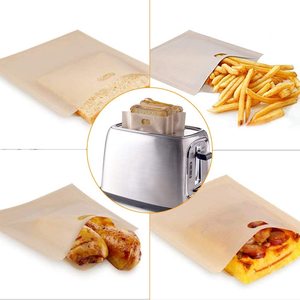 Esay di pulizia riutilizzabile PTFE tostapane bag per panino alla griglia formaggio forno a microonde applicabile - Product Image 2