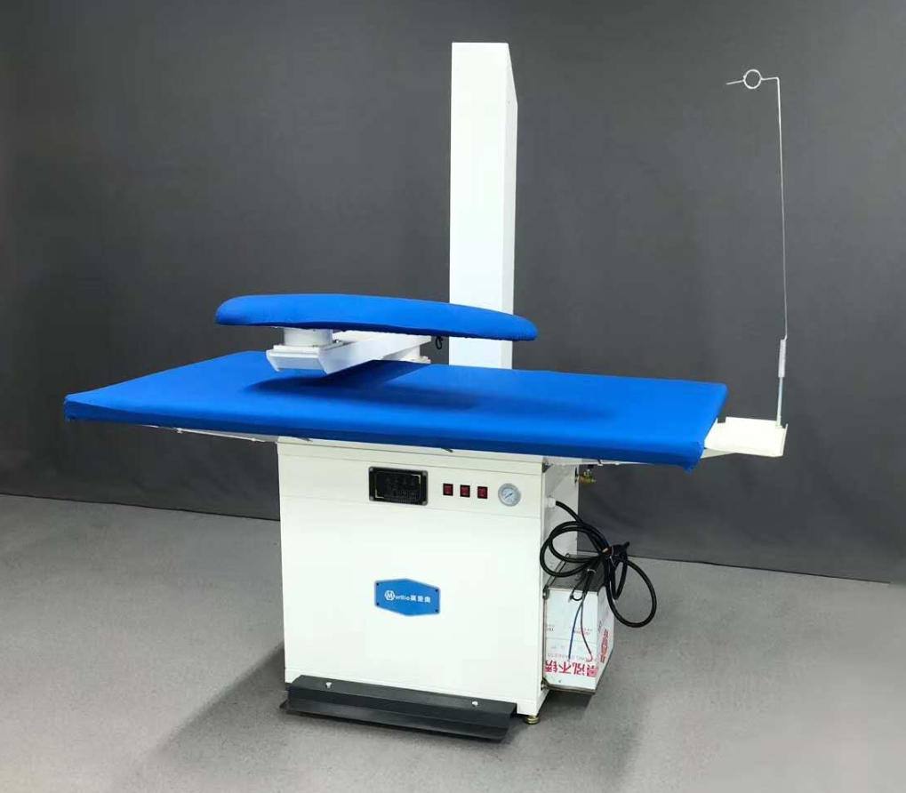 Industrial Vacuum Ironing Table with Steam Press Iron