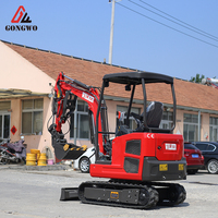 Pabrik ekskavator kecil 1t 1.6t 1.8 Ton 2 Ton harga murah ekskavator Mini China Ce Epa ekskavator Mini untuk harga murah