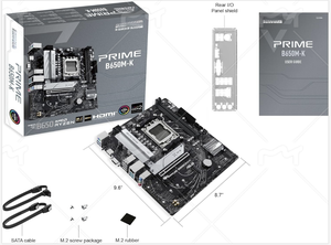 Per ASU primo B650M-K scheda madre per <span class=keywords><strong>AMD</strong></span> per Ryzen AM5 B650 Micro-ATX <span class=keywords><strong>DDR5</strong></span> PCIe 5.0 M.2 supporto 2.5Gb Ethernet USB 3.2 Gen 2 - Product Image 6