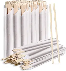 Factory Direct Selling Disposable Chopsticks Bamboo Wooden Chopsticks Sturdy Smooth Cooking Chopstick Reusable Chop Sticks