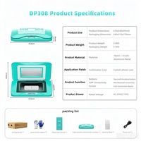 Machine de transfert de film 3D universelle pour coques de téléphone DIY, avec support de moule et conception pour impression par transfert thermique 3D, facile à utiliser