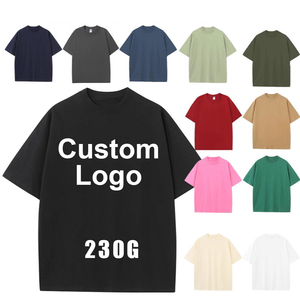 Camiseta de Manga Corta de Algodón <span class=keywords><strong>con</strong></span> Degradado Retro de 230G, Corte Holgado, Unisex, Informal, para Hombre y Mujer - Product Image 1