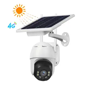 Vesafe Q9 Camera Solar 4G 2mp Wifi 360 Ptz Infrarood Nachtzicht Video Waterdichte Draadloze Beveiliging Vrouwen Alleen Netwerkcamera 'S