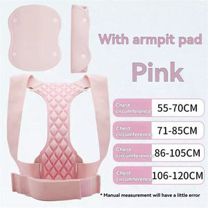 Ceinture correctrice de posture respirante et réglable avec coussinets axillaires - Product Image 1