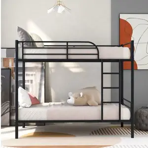 Gabungan jenis furnitur komersial tempat tidur logam tempat tidur sekolah rumah asrama Hotel Hostel menggunakan tempat tidur siswa