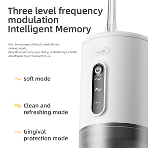 Irrigador Bucal Eléctrico de 3 Modos y 280 ml <span class=keywords><strong>para</strong></span> el Cuidado de las Encías, Resistente al Agua, <span class=keywords><strong>para</strong></span> Adultos y Uso en Exteriores - Idioma Inglés <span class=keywords><strong>para</strong></span> Hoteles - Product Image 3