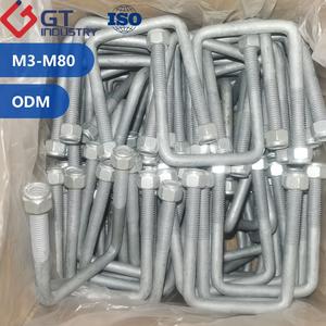 Pernos de Anclaje para Concreto Tipo L, J y U, Galvanizados en Caliente, Grado F1554, Grados 36, 55, 105, ASTM <span class=keywords><strong>A36</strong></span>, M38, M56, de 12 Pulgadas, con Tuercas y Arandelas - Product Image 5