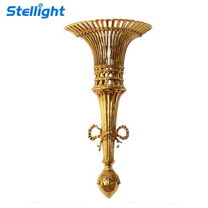 Lampada <span class=keywords><strong>da</strong></span> <span class=keywords><strong>Parete</strong></span> Stellight in Stile Europeo Moderno, Design in Ottone Intrecciato, LED Dorato, Bronzo Francese, per Villa, Corridoio, Ingresso, Casa, Ufficio - Product Image 1