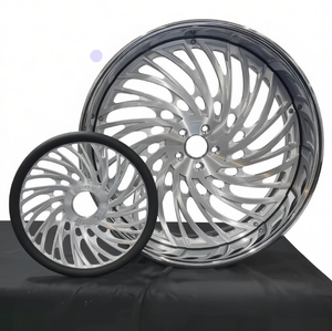 Maßgefertigte Gebürstete Geschmiedete Leichtmetallfelgen 100mm Lochkreis 5x112/5x115/5x127 6*139,7 20-26 Zoll 2/3-teilig Mesh-Design Rucci Felgen - Product Image 1