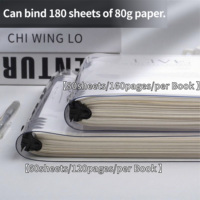 A5/B5 Größe Verstärkter PVC-Hardcover Notizbuch 120 Blatt Speziell für Büro & Studium Anpassbar