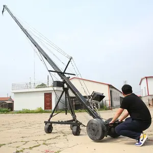 Hot sale professional 8m 2-Axis triangle Jimmy camera cranes for camera