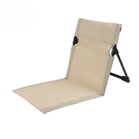 Chaise pliante portable pour le camping en plein air, pique-nique, pêche, plage, tabouret confortable avec coussin