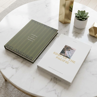 Lot de 2 faux livres pliables esthétiques, tons neutres, accessoires de décoration creux pour table basse, étagère, ambiance intérieure
