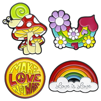 Épingle en émail souple personnalisée, dessin animé avec badge en métal pailleté, fabricant de logos, impression UV, mignonne, épinglette en émail dur personnalisée