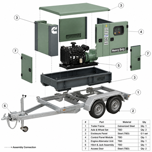 Generador diésel Cummins Weichai Baudouin Yuchai Shangchai Steyr de 100 kW, 125 kVA, 150 kW, 100 kVA, silencioso, de 111 kW, 120 kW, 150 kVA - Product Image 2