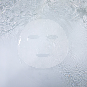 Mascarilla Facial Lisa de Fábrica, Material Seco de Tencel de 22 g/m² para Mascarillas Faciales Coreanas Orgánicas Blanqueadoras de Aloe Vera DIY - Product Image 1