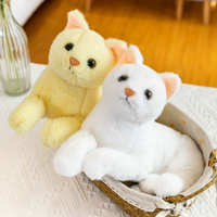 Mignon Produit Vente Chaude Jouet Décoratif En Peluche Personnage De Dessin Animé Personnalisable Animal Prone Position Chat Jouets En Peluche