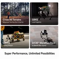 Chien robot intelligent BoBo AI, navigation autonome et suivi automatique pour les aventures en plein air et le camping