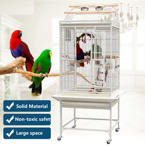 กรงนกแก้วขนาดใหญ่แบบเปิด/ปิดด้านบนสำหรับเล่น - Product Image 2