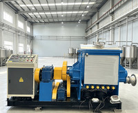 Mélangeur pétrisseur Sigma à vis d'extrusion 650L avec chauffage électrique, double lame en Z, déchargement par extrudeuse à vis