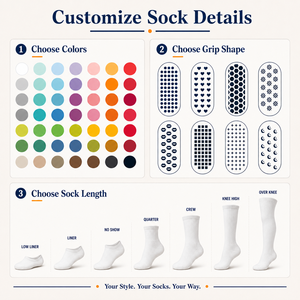 Custom <b>Socks</b> Embroidered Logo Sports <b>Socks</b> Cotton Running Ankle Crew <b>Socks</b> OEM Manufacturer - Product Image 4