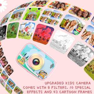 Fotocamera per Bambini Jiexunda 3-12 Anni, Regalo di Natale e Compleanno per Ragazze e Ragazzi, Videocamera Digitale HD 40MP con Funzione Selfie e Video - Product Image 4