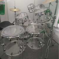 Tête de tambour jazz durable de 6 pouces en gros peau de caisse claire à l'huile à double couche pour la pratique