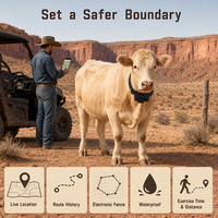 Traceur GPS pour animaux de compagnie G21, suivi de localisation en temps réel, surveillance d'activité à distance, journal d'activité de 90 jours, géolocalisation