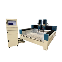 Máquina de Corte Industrial de Aluminio de Dos Cabezas, Máquina de Acabado para Cortar Ranuras en Bordes de Piedra, para Madera, Plásticos, Espuma y Compuestos