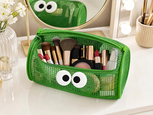 Swimming <b>Beach</b> Travel <b>Bag</b> Large Capacity <b>Waterproof</b> Mesh Single Shoulder Cylinder Toiletry Storage Tote <b>Bag</b> Cute Fun - Product Image 4