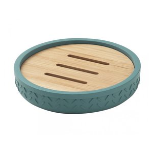 THEA LINE - Porte-savon vert et naturel - Product Image 1