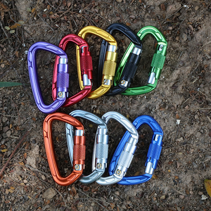 Mosquetón de Bloqueo Automático de 25KN con Certificación de Seguridad UIAA, Aluminio de Aviación para Escalada al Aire Libre, Colores y Logos Personalizados - Product Image 3