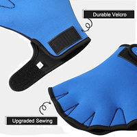 Sinodalış neopren kürekler yüzücüler taklit ördek Palm dalış eldiveni ile Web eğitim ekipmanları