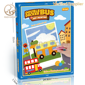 <span class=keywords><strong>Montessori</strong></span>-<span class=keywords><strong>Kit</strong></span> d'artisanat unisexe pour enfant, point de croix, aiguille, broderie, laine, <span class=keywords><strong>peinture</strong></span>, 5-7 ans - Product Image 6