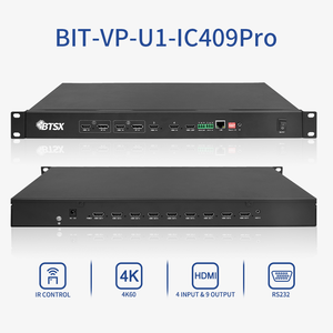 2X2 2X3 Video Wall <strong>Controller</strong> 9 <strong>HDMI</strong> Outputs Hot-Swap Power-Off Memory High-Performance 4K60 Video Wall <strong>Controller</strong> - Product Image 5