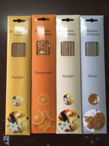 線香カスタム卸売天然植物香り抽出少ない煙無害手作りスティックライン線香 - Product Image 2