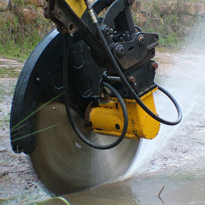 Hydraulic Rock Cutter For Excavator 360 Degree Rotation Stone Cutting Machine With Water Cooling System - Product Image 3