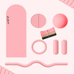 Set Personalizzato per Palestra Domestica, Accessori per <span class=keywords><strong>Yoga</strong></span> e Pilates, Palla da <span class=keywords><strong>Yoga</strong></span>, Barra, Manubri in Silicone, Anello di Potenza, Tappetino <span class=keywords><strong>Yoga</strong></span>, Ecc - Product Image 1